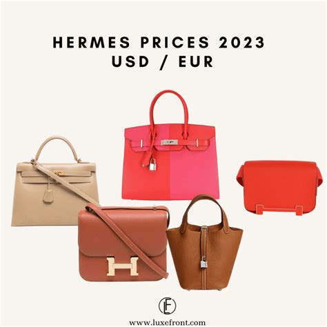 Hermès Bag Prices in 2024. Updated with the latest .